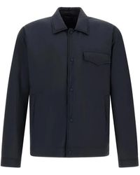 Herno - Chaqueta Con Bolsillo Con Botón - Lyst