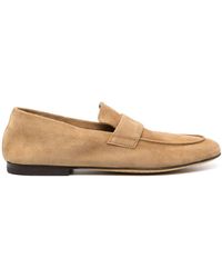 Officine Creative - Almond Suede Loafers - Lyst