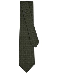 Ferragamo - Micro-Pattern Silk Tie - Lyst