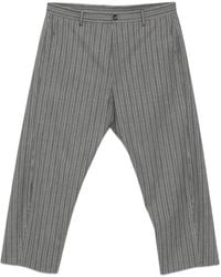 Moschino - Pinstripe-Pattern Trousers - Lyst