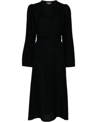 N.Peal Cashmere - Split-collar Belted Dress - Lyst