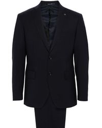Tagliatore - Brooch-detail Wool-blend Suit - Lyst