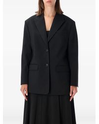 By Malene Birger - Adele Single-Breasted Peak-Lapels Blazer - Lyst