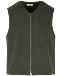 Rier - Zip-Up Wool Vest - Lyst