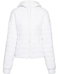 Ferragamo - Quilted Hooded Bomber Jacket - Lyst