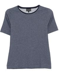 Emporio Armani - Textured T-Shirt - Lyst