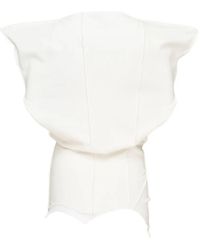 Caroline Hu - Panelled Cut-Out T-Shirt - Lyst