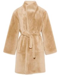 Yves Salomon - Straight-Cut Reversible Shearling Coat - Lyst