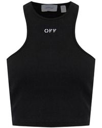 Off-White c/o Virgil Abloh - Ribbed Sleeveless Top - Lyst