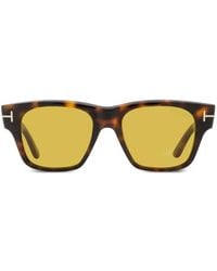 Tom Ford - Caine Square-Frame Sunglasses - Lyst