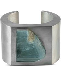 Parts Of 4 - Crescent Plane Aquamarine Bracelet - Lyst