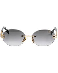 Cazal - Rimless Oval-Frame Sunglasses - Lyst
