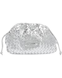 La Carrie - Woven Leather Shoulder Bag - Lyst