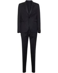 Tagliatore - Satin-Peak Lapels Suit - Lyst