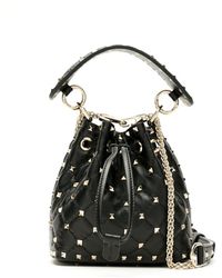 Valentino TW2B0F55NAP 0no Furs & Skins->Leather - Schwarz