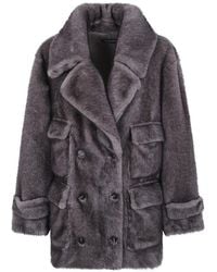 DR. HOPE - Double-Breasted Coat - Lyst