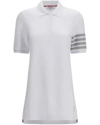 Thom Browne - 4-Bar Stripe Polo Dress - Lyst