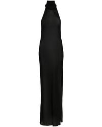 Tom Ford - Robe en maille fine à coupe longue - Lyst