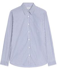 Dries Van Noten - Camisa a rayas de algodón - Lyst