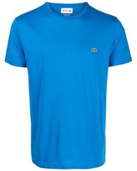 Lacoste - T-shirt en coton à logo brodé - Lyst