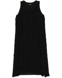 Y's Yohji Yamamoto - Robe En Tweed Bouclé En Maille À Bords Francs - Lyst