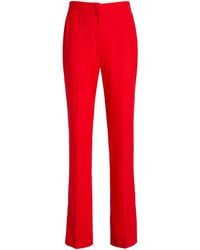 Another Tomorrow - Slim-Cut Tailored Trousers - Lyst