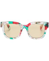 Gucci - Occhiali Da Sole Con Montatura Wayfarer - Lyst