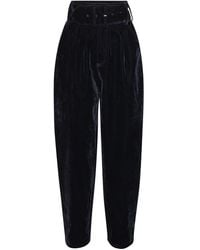 ROTATE BIRGER CHRISTENSEN - Belted Tapered Trousers - Lyst