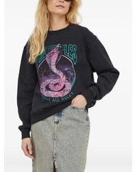 The Kooples - Printed Long-Sleeve Sweatshirt - Lyst