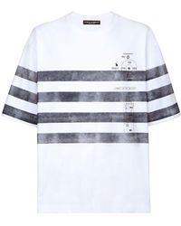Dolce & Gabbana - Striped Cotton T-shirt - Lyst