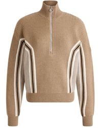 Fusalp - Ribbed-Knit Half-Zip Sweater - Lyst