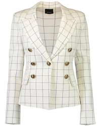 Smythe - Blazer Mini Not À Boutonnière Croisée - Lyst