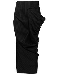 Moohong - Narrow Draped Skirt - Lyst