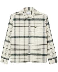 Lacoste - Checked Flannel Shirt - Lyst
