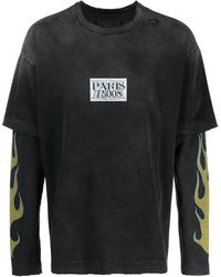 Givenchy - Logo-Print Double-Layer T-Shirt - Lyst