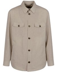 Canali - Buttoned Flap-Pocket Jacket - Lyst
