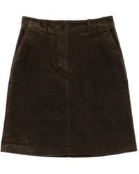 Marc O' Polo - Corduroy Midi Mini Skirt - Lyst