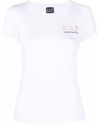 EA7 - T-shirts And Polos White - Lyst