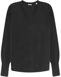 Aspesi - V-Neck Long-Sleeve T-Shirt - Lyst
