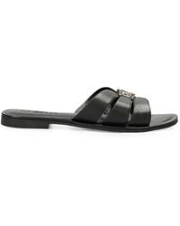 Mexx - Logo-Plaque Caged Sandals - Lyst