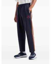 EA7 - Pantalones de chándal de algodón stretch - Lyst
