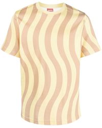 Camper - Wave-Print Short-Sleeve T-Shirt - Lyst