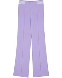 Manuel Ritz - Straight-leg Crepe Trousers - Lyst