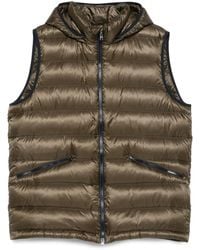 Herno - フーデッド パデッドベスト - Lyst