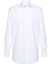 Brioni - Poplin Cotton Shirt - Lyst