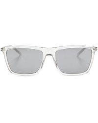 Saint Laurent - Transparent-Frame Sunglasses - Lyst