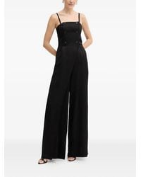 KARL LAGERFELD - Mono largo con detalle de botones - Lyst
