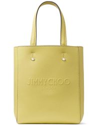 Jimmy Choo - Lenny Debossed-logo Leather Tote Bag - Lyst