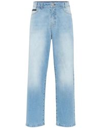 Philipp Plein - Jeans Mit Logo-Patch - Lyst