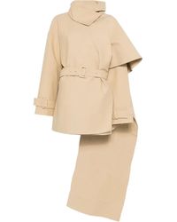 Entire studios - Cappotto Mini Con Cintura - Lyst